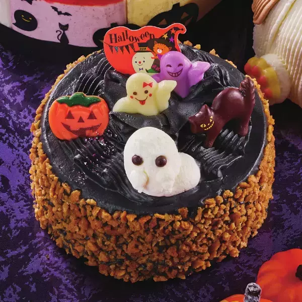 シャトレーゼ、ハロウィンスイーツ発売　「黒ねこ」「おばケーキ」「魔女ネコちゃん」など