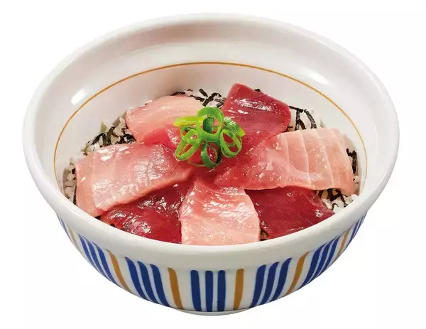 なか卯、“まぐろづくし”の「南まぐろ中とろ入り鉄火丼」発売　まぐろ2倍量の特盛やとろろ入りも展開