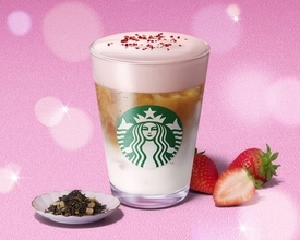 スターバックス、ホリデー限定ティー3種発売　ストロベリーのティーラテやアールグレイ×チョコ