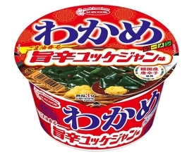 「わかめラーメン」に韓国風スープの新商品　黒こしょうをきかせた牛骨コムタン風、“旨辛”ユッケジャン風が登場【エースコック】