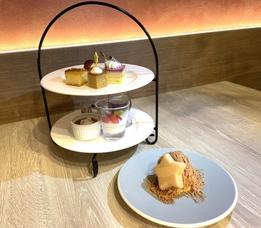 第一ホテル東京「エトワール」、秋のビュッフェ開催中　生絞りモンブランや自分で作るアフタヌーンティー