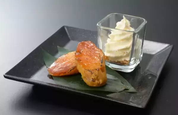 「安納芋の蜜芋や加賀棒ほうじ茶を使った、上品な和のデザート6品販売【和食麺処サガミ】」の画像