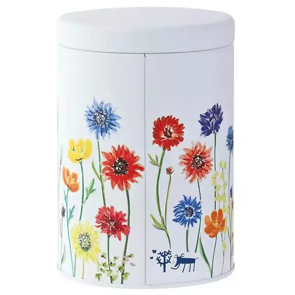 「カルディコーヒーファーム 2023“春のキャニスター缶セット”3月17日発売、“春らしさ満開”お花畑デザイン缶に焙煎珈琲「スプリングブレンド」」の画像