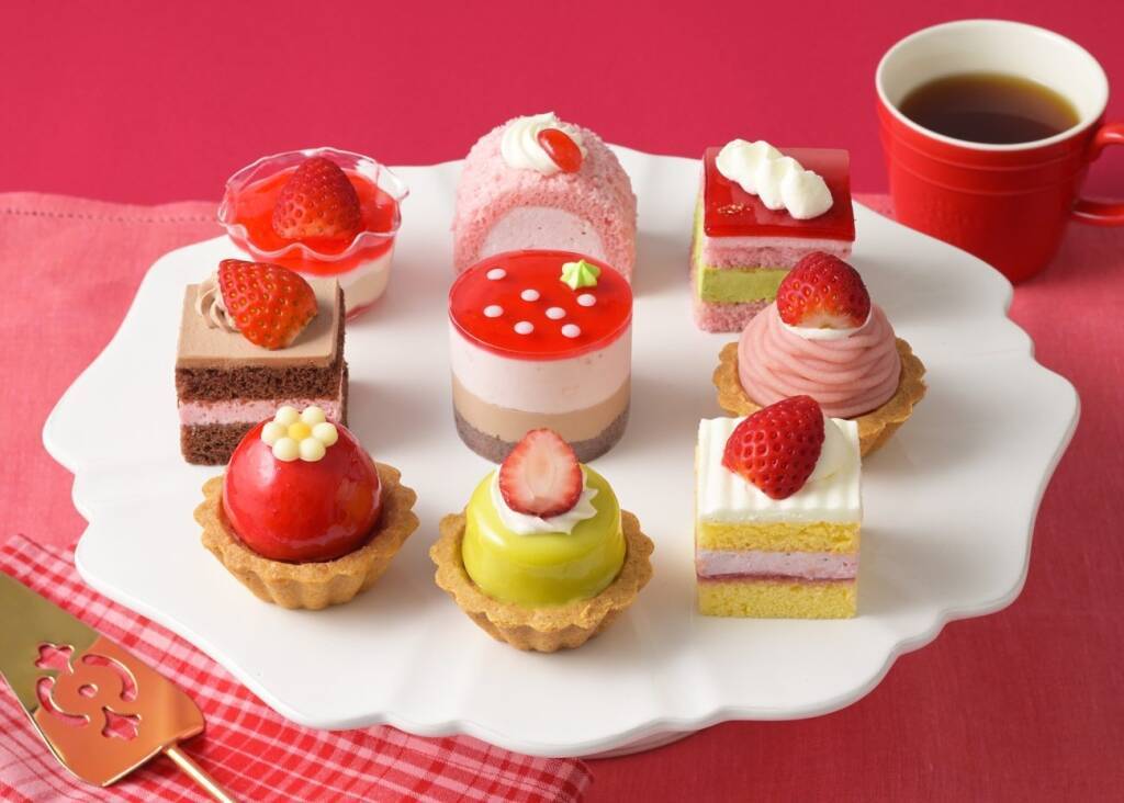 「苺スイーツフェア」開催、定番のショートケーキをはじめナポレオンパイやミルフィーユなど全9品を発売【銀座コージーコーナー】