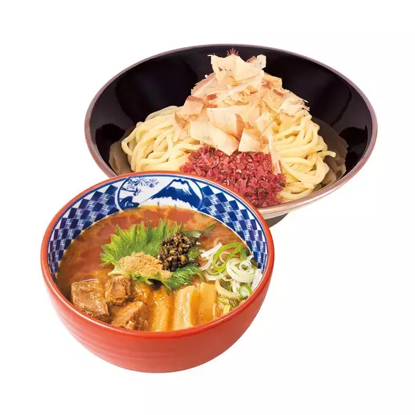 三田製麺所、春限定「梅つけ麺」発売　刻みカリカリ梅で爽やかな酸味を強化