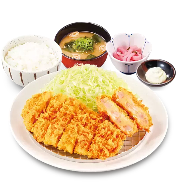 「ぷりぷり食感の「海老かつフェア」開催、定食3品が登場【かつ庵】」の画像