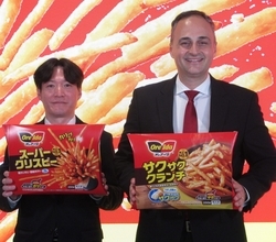 【ハインツ日本】食感とギルティ感で市場性のある“衣系ポテト”を拡充、冷凍ポテト「オレアイダ」ブランドに「サクサククランチ」投入