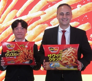 【ハインツ日本】食感とギルティ感で市場性のある“衣系ポテト”を拡充、冷凍ポテト「オレアイダ」ブランドに「サクサククランチ」投入