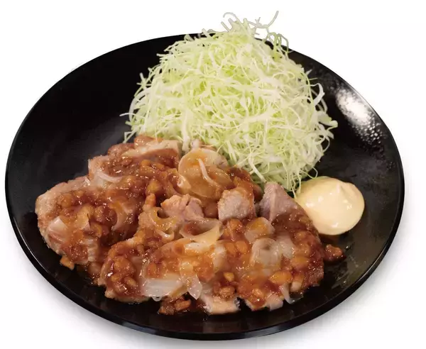 松のや「背脂生姜タレのポークフライドステーキ定食」新発売、濃厚ダレ×マヨネーズのスタミナ定食