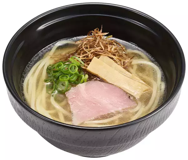 【スシロー】人気店『中村商店 高槻本店』監修「香味清湯 塩らーめん」登場、ガーリック香る油そばも同時発売