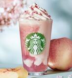 「【スタバ】ミルクプリン×白桃ジュレ×桜ソース　春限定フラペチーノなど3品を発売」の画像1