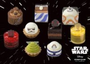 『スター･ウォーズ』の世界観を表現したスイーツが登場!「グローグー」をデザインしたチョコケーキなど【銀座コージーコーナー】
