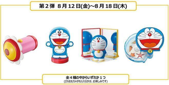 ハッピーセット「ドラえもん わくわくじゆう研究」8月5日発売へ、ビッグライト・スモールライトほか“論理性を楽しく考えること”などテーマに展開/マクドナルド
