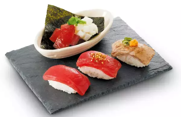 【期間限定】和食さと“天然めばちまぐろ食べ放題” 寿司・丼・竜田揚げなど約10品を用意