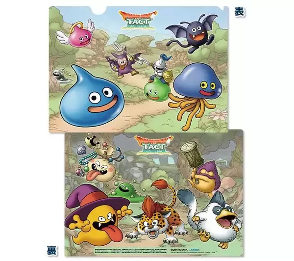 「ローソン×ドラクエタクト「クリアファイル」先着配布、コラボ衣装のモナン・スラクトやロトの勇者･ダークドレアム･勇者姫アンルシア･魔剣士ピサロなど」の画像