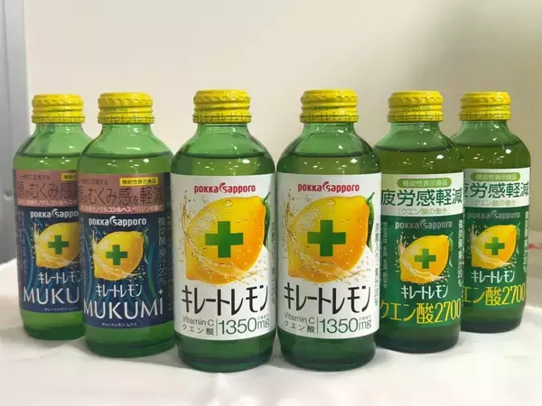 「「ポッカレモン100」「キレートレモン」が過去最高売上の見込み、機能性表示食品のラインアップ拡充やセルフケア需要の高まりが追い風/ポッカサッポロフード&ビバレッジ」の画像