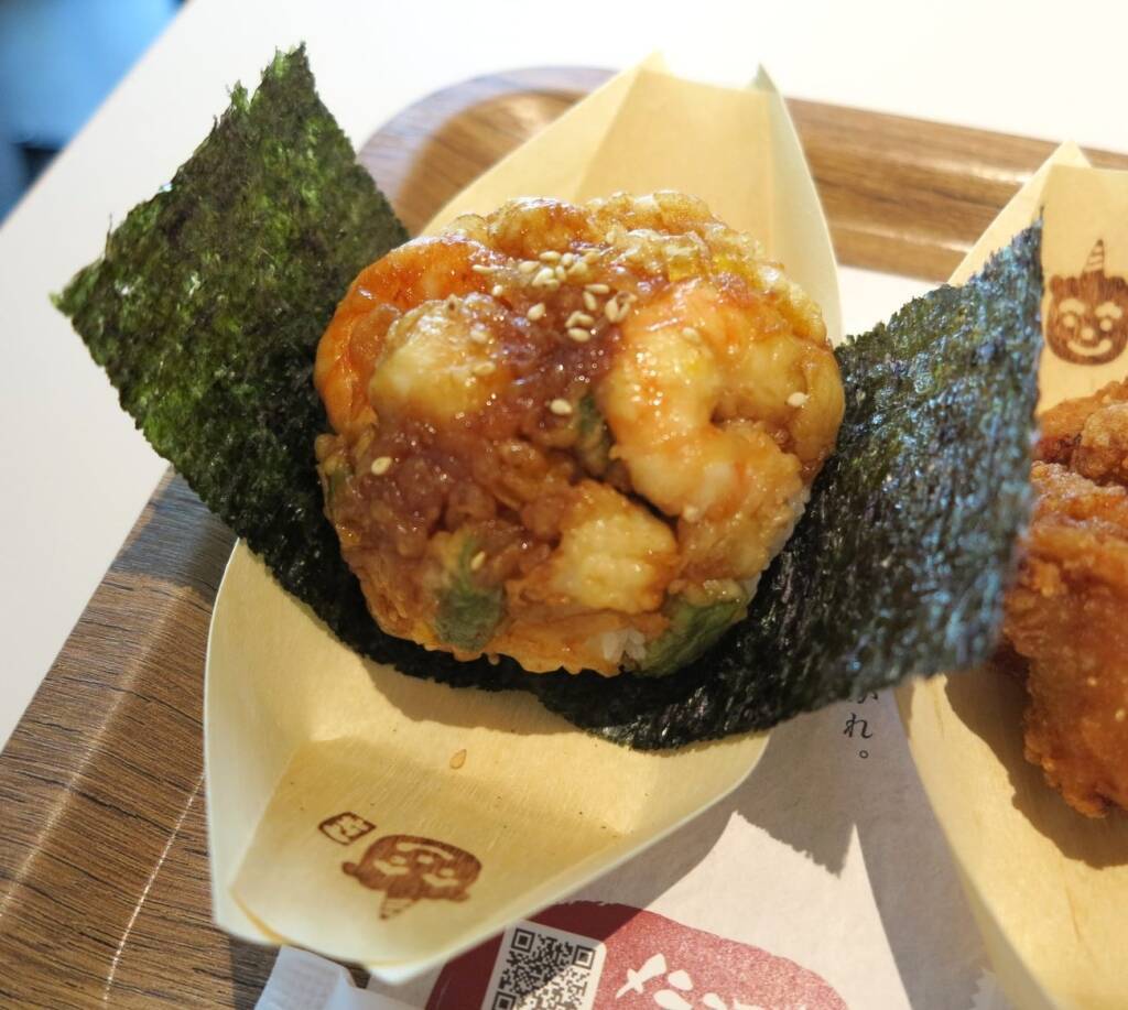 てんや新業態「おにどん」1号店が御茶ノ水にオープン、「天丼にぎりました」がコンセプトのおにぎり天どん専門店