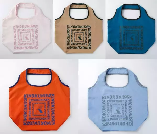 「紀ノ国屋、エコバッグ30周年 全30色の「コンパクトバッグ」発売」の画像
