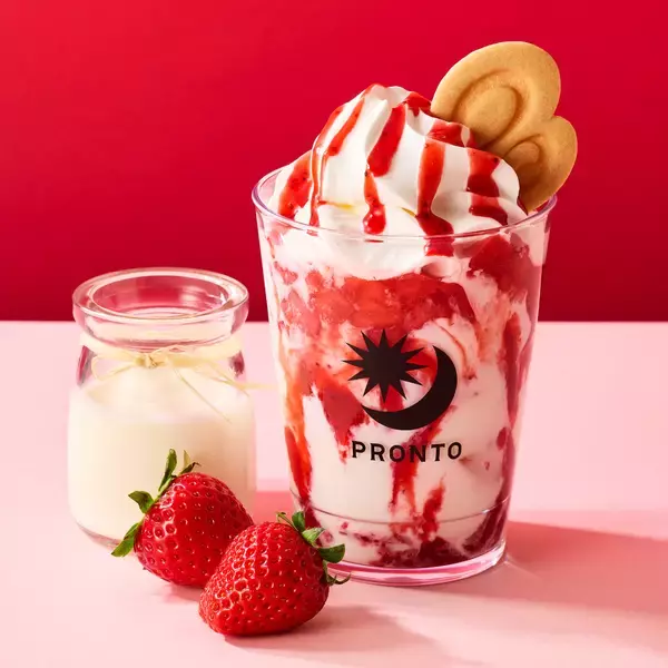 PRONTO、いちごの新作ドリンク2種を発売　カフェタイム限定