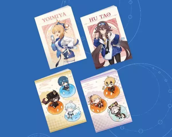 ローソン「原神」ラングドシャ発売、マグネットシート全8種類 