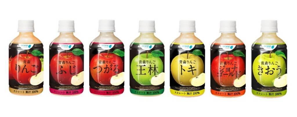 JR東･アキュアメイド「青森りんご 名月」発売/ かつてエキナカ自販機で大行列…“りんごのみ”使ったジュース 新商品