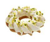 「【KKD】“ザクぽろ”新食感の「クルーラー生地」を使った『ピスタチオ ホワイト チョコ クルーラー』など3種の春ドーナツ/ティードリンク2種も同時販売」の画像1