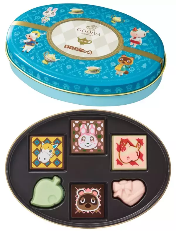「【ゴディバ×どうぶつの森】2026年は“ティーパーティ”がテーマのチョコレートを発売」の画像
