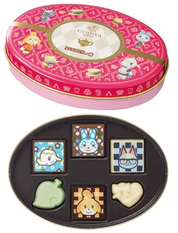 「【ゴディバ×どうぶつの森】2026年は“ティーパーティ”がテーマのチョコレートを発売」の画像