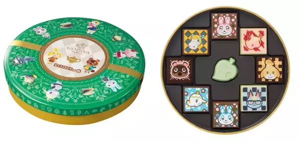 「【ゴディバ×どうぶつの森】2026年は“ティーパーティ”がテーマのチョコレートを発売」の画像