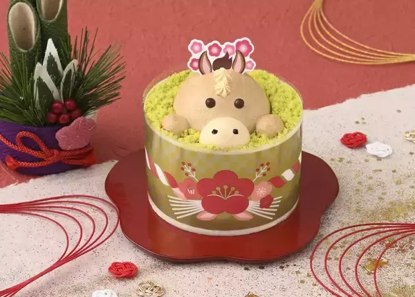 “スイーツ初め”にぴったりな「スイーツおせち」、2026年の干支『午』のケーキ、おみくじ付きケーキの予約受付開始【銀座コージーコーナー】