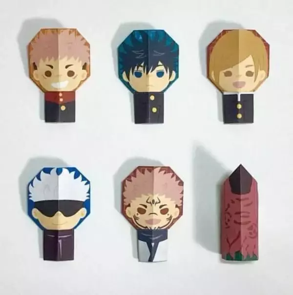 ロッテ「呪術廻戦ガム」発売、包み紙は五条悟・両面宿儺などの折り紙 