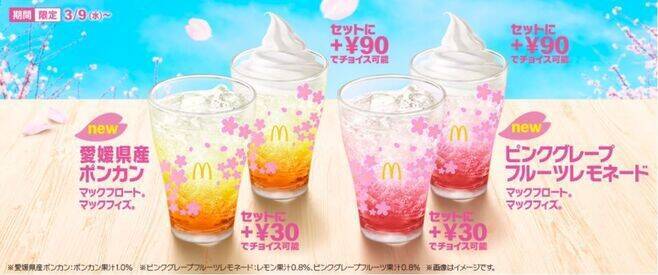 マクドナルド“てりたま”初の旨辛味「厚切りスパイシーベーコンてりたま」登場、「マックフィズ」愛媛県産ポンカン・ピンクグレープフルーツレモネードも