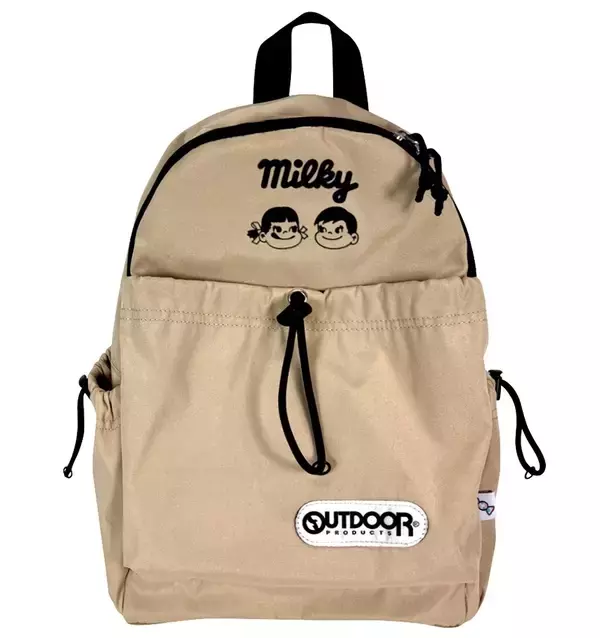 【不二家】『ミルキー×OUTDOOR PRODUCTS』グッズ2品が登場/ 発売75周年記念で、好評企画の第2弾