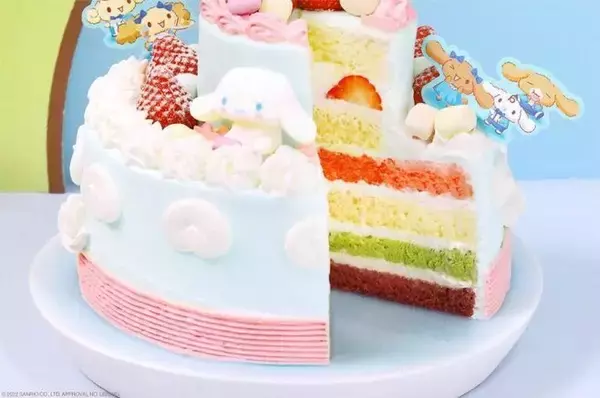 「パステル×サンリオ「シナモロール」“かわいくておいしい”初コラボ、20周年アニバーサリーケーキや「お空でふわふわプリン」発売、かわいい手提げ袋付き」の画像