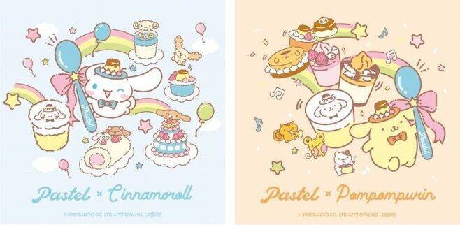 パステル×サンリオ「シナモロール」“かわいくておいしい”初コラボ、20周年アニバーサリーケーキや「お空でふわふわプリン」発売、かわいい手提げ袋付き