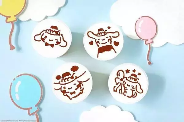 「パステル×サンリオ「シナモロール」“かわいくておいしい”初コラボ、20周年アニバーサリーケーキや「お空でふわふわプリン」発売、かわいい手提げ袋付き」の画像