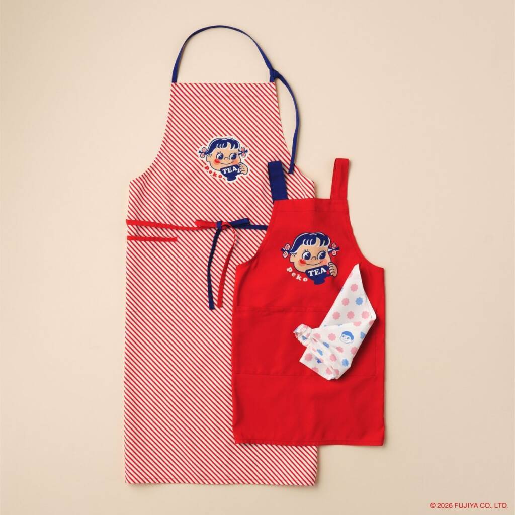 【全64アイテム】ペコちゃん×アフタヌーンティー初コラボ　タンブラーやエプロンなど展開
