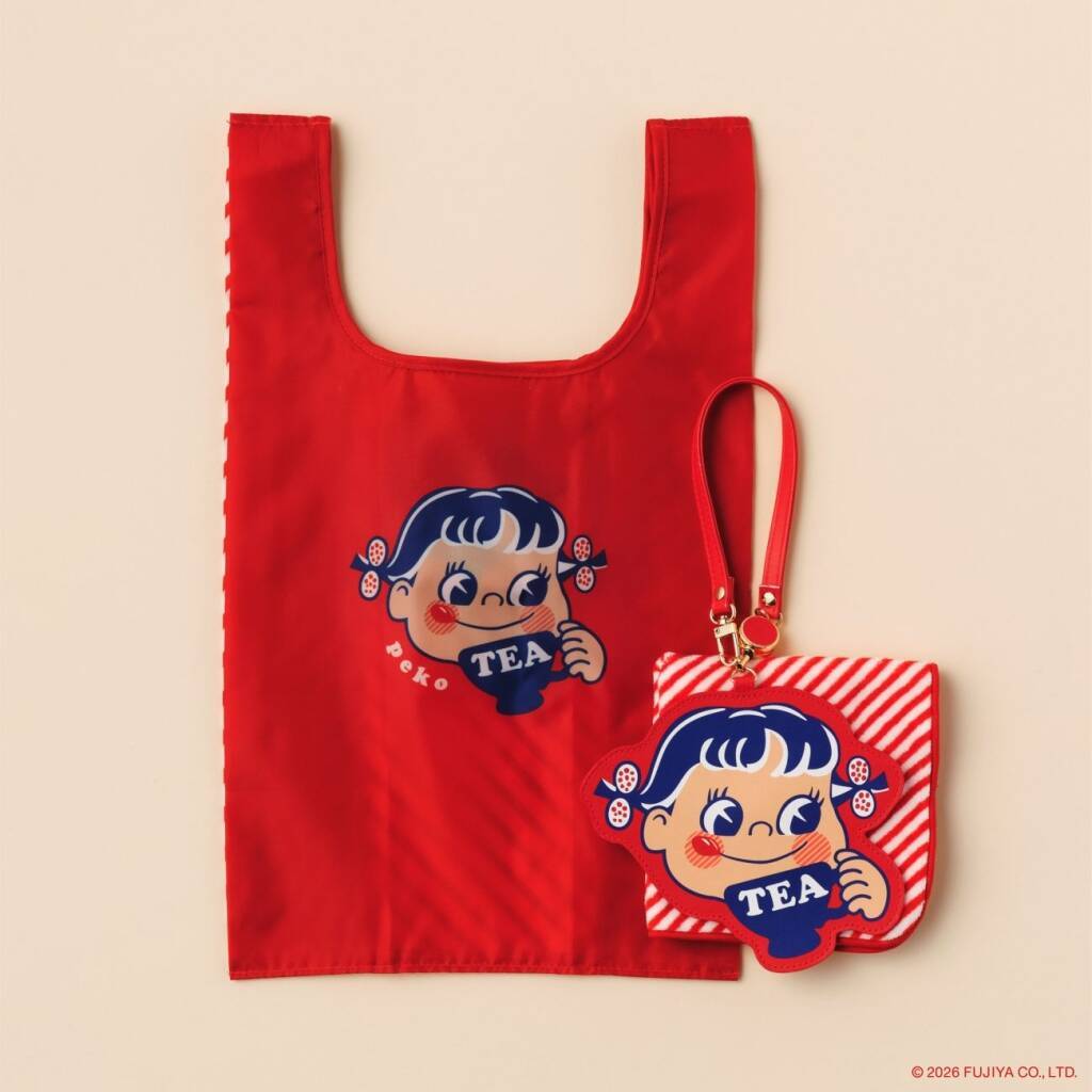 【全64アイテム】ペコちゃん×アフタヌーンティー初コラボ　タンブラーやエプロンなど展開