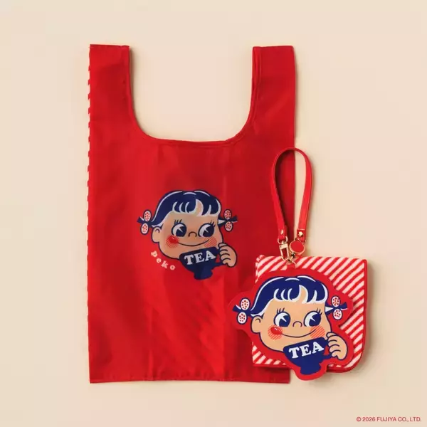 「【全64アイテム】ペコちゃん×アフタヌーンティー初コラボ　タンブラーやエプロンなど展開」の画像