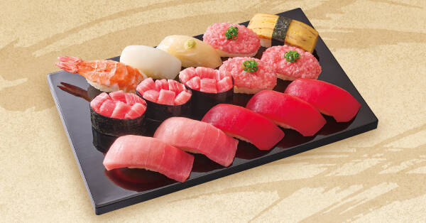 小僧寿し、「本鮪とろたっぷり大祭」開催 / 鮪たっぷりの丼ぶり、8貫756円の握りセットなど