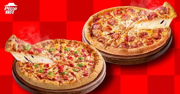 「ピザハット、新規会員登録で対象ピザが持ち帰り590円･配達990円【1カ月限定キャンペーン】」の画像
