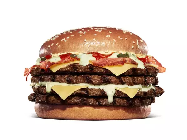「【毎回チケット即完売】バーガーキングが「食べたい放題」イベントを今年も開催　対象メニューは1713kcalの超大型バーガー」の画像