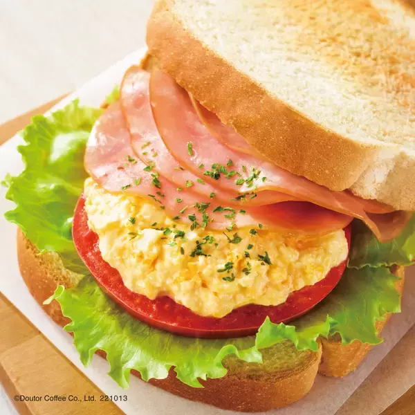 ドトール 424円からのモーニングセット全面リニューアル、ハムタマゴサラダ･スモークチキンポテト･あつあつハムチーズ発売