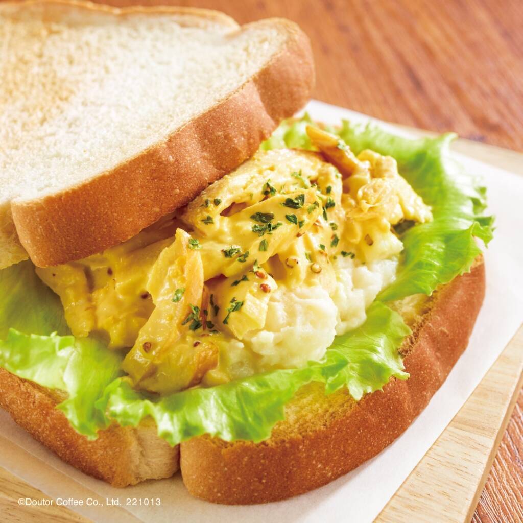 ドトール 424円からのモーニングセット全面リニューアル、ハムタマゴサラダ･スモークチキンポテト･あつあつハムチーズ発売