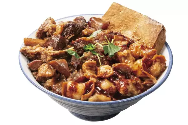 「肉めし岡もと『肉ホルめし』、看板メニュー「肉めし」と人気メニュー「ホルモン丼」を合体させて新発売」の画像