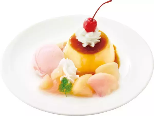【和食さと】白桃×アールグレイの夏限定デザートが新登場!夏の定番かき氷メニューも販売開始