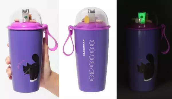 「スタバ「ハロウィン」グッズ2025全16品、黒猫やおばけモチーフのタンブラー･マグカップを発売」の画像
