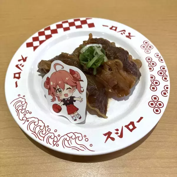 「『さくらみこ』×スシロー初コラボ、“にゃっはろ～スシろ～!”をテーマに限定グッズ付きメニューが登場」の画像