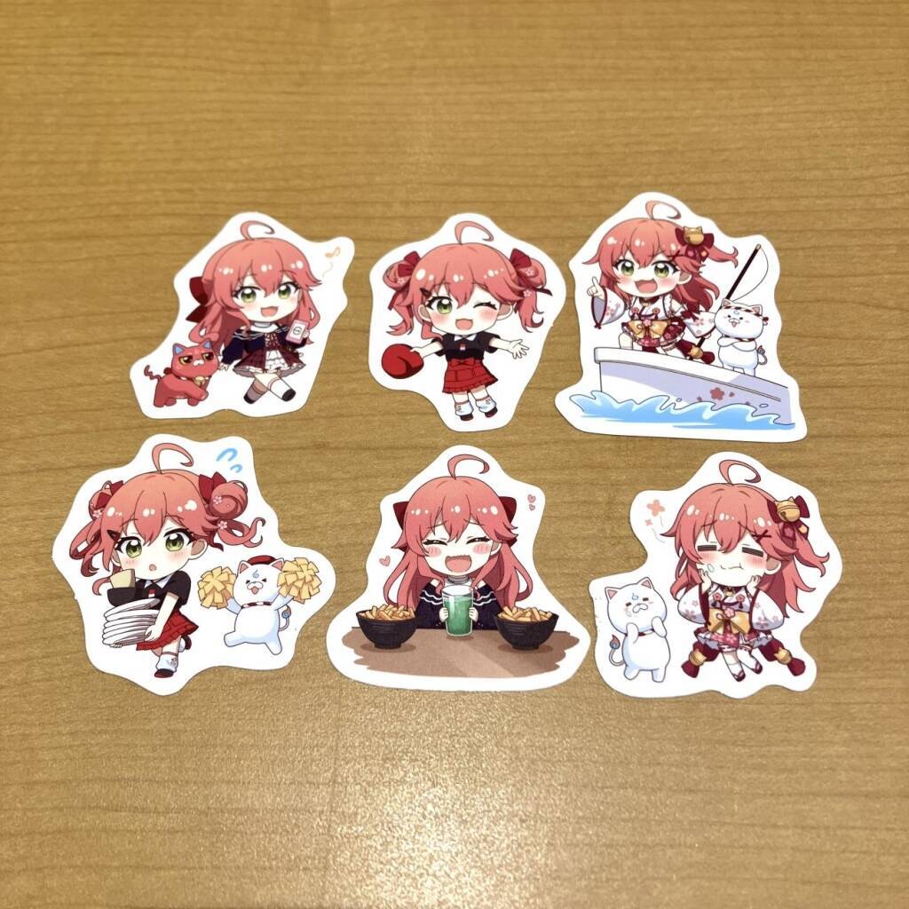 『さくらみこ』×スシロー初コラボ、“にゃっはろ～スシろ～!”をテーマに限定グッズ付きメニューが登場