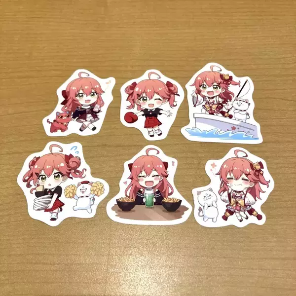 「『さくらみこ』×スシロー初コラボ、“にゃっはろ～スシろ～!”をテーマに限定グッズ付きメニューが登場」の画像